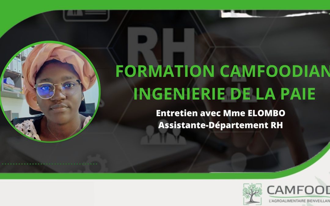 FORMATION CAMFOODIAN:INGENIERIE DE LA PAIE